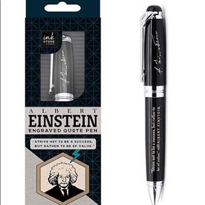 Albert Einstein Literacy Quote Collectible Pen